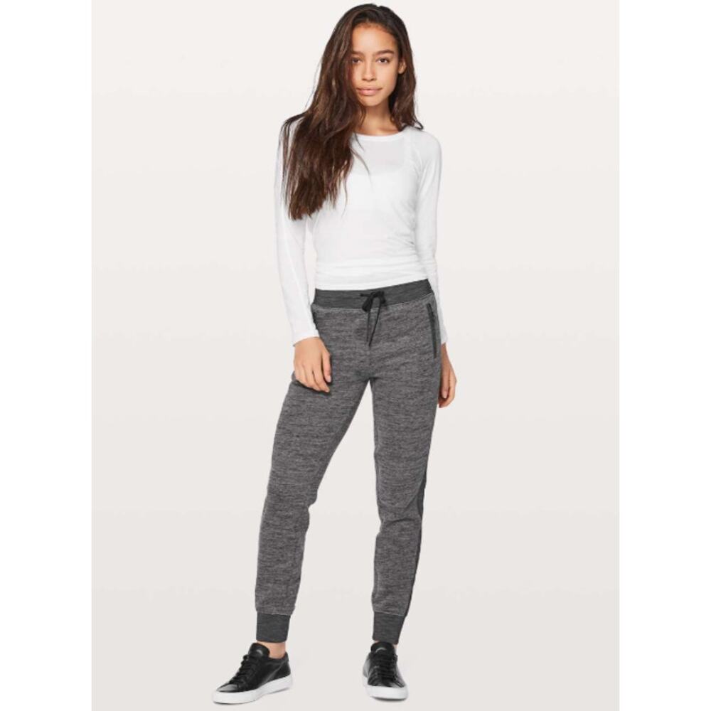 Lululemon Get Going Jogger Size 4 Grey Athleisure Lounge Heathered Grey Comfort